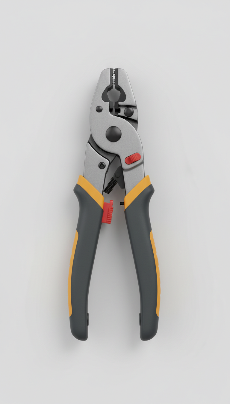 Heavy-Duty Wire Stripper with Steel Jaws